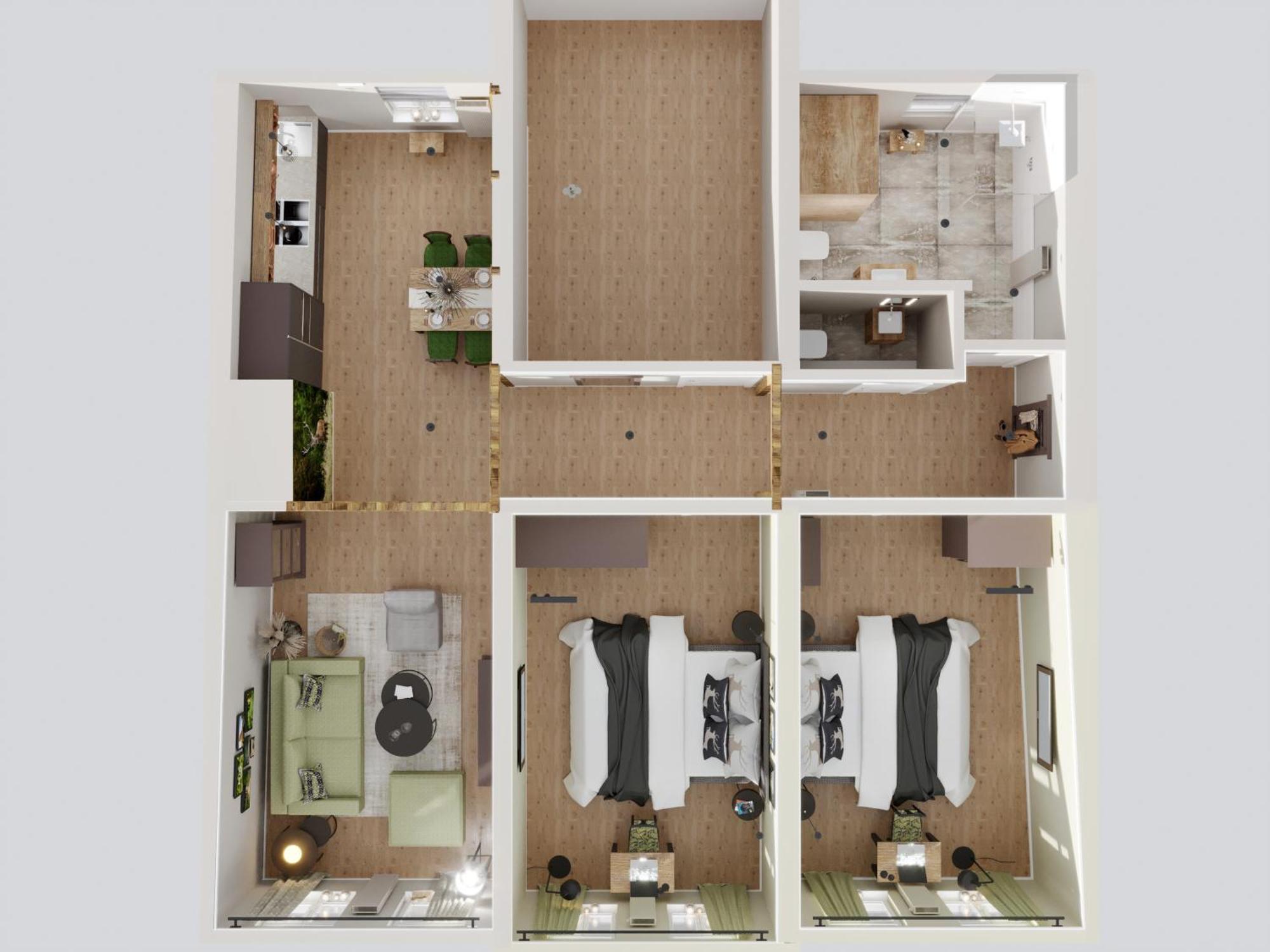 Apartment Rathausblick 1 Mit Infrarot-kabine Blankenburg (Harz)